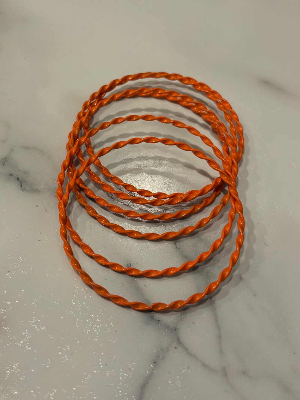 Orange bangles